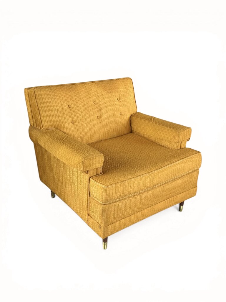 MCM Mustard Upholstered Chair
