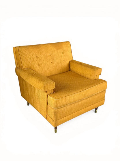 MCM Mustard Upholstered Chair