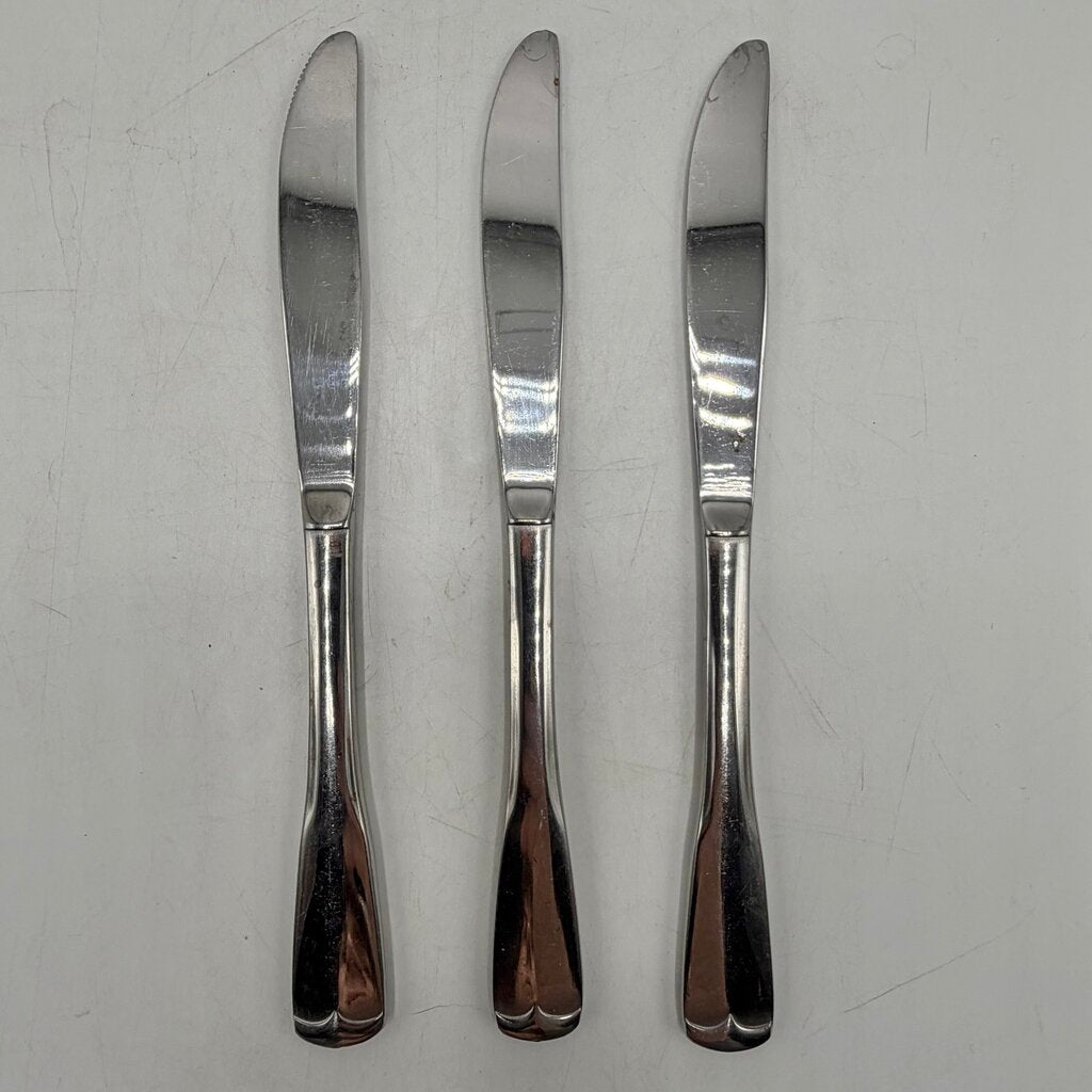 Vintage 27pc. National Stainless Japan “Olde Salem” Flatware Forks Knives Spoons Discontinued /cb