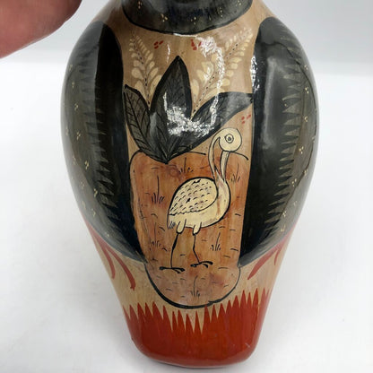 Vtg Tonala Mexican Folk Art Pottery Duck /b