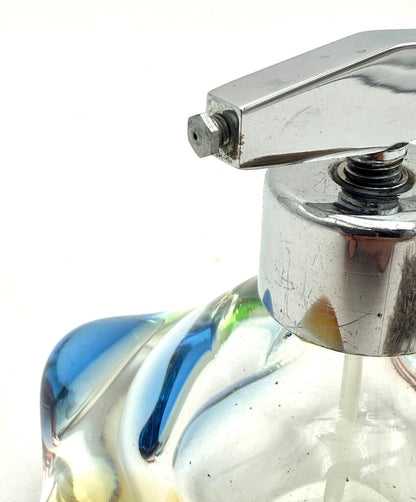 VTG MCM Mstišov Freeform Art Glass Perfume Bottle