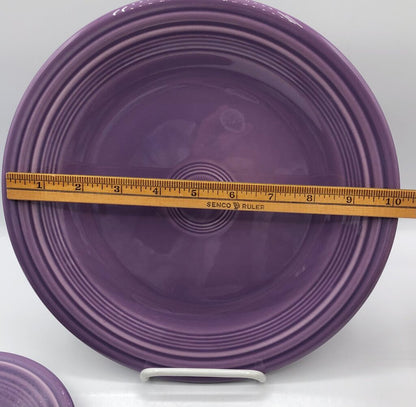 Vtg HLC Fiesta Ware 3pc Lilac China Set /b
