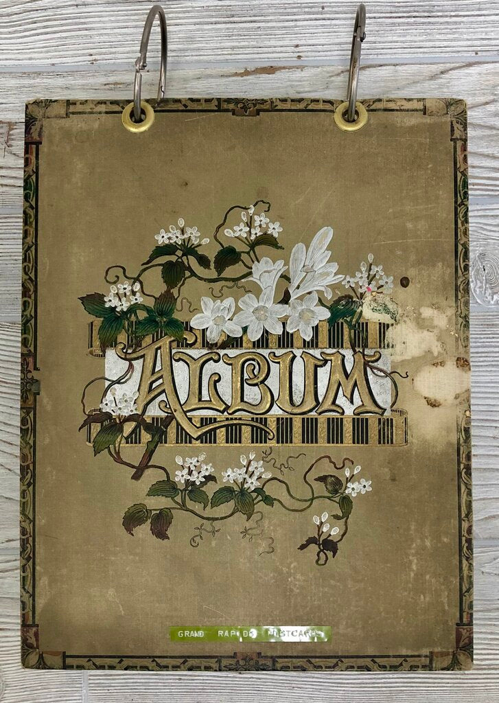 Antique Grand Rapids Mi. Postcard Album 1890’s- Early 1900’s /b