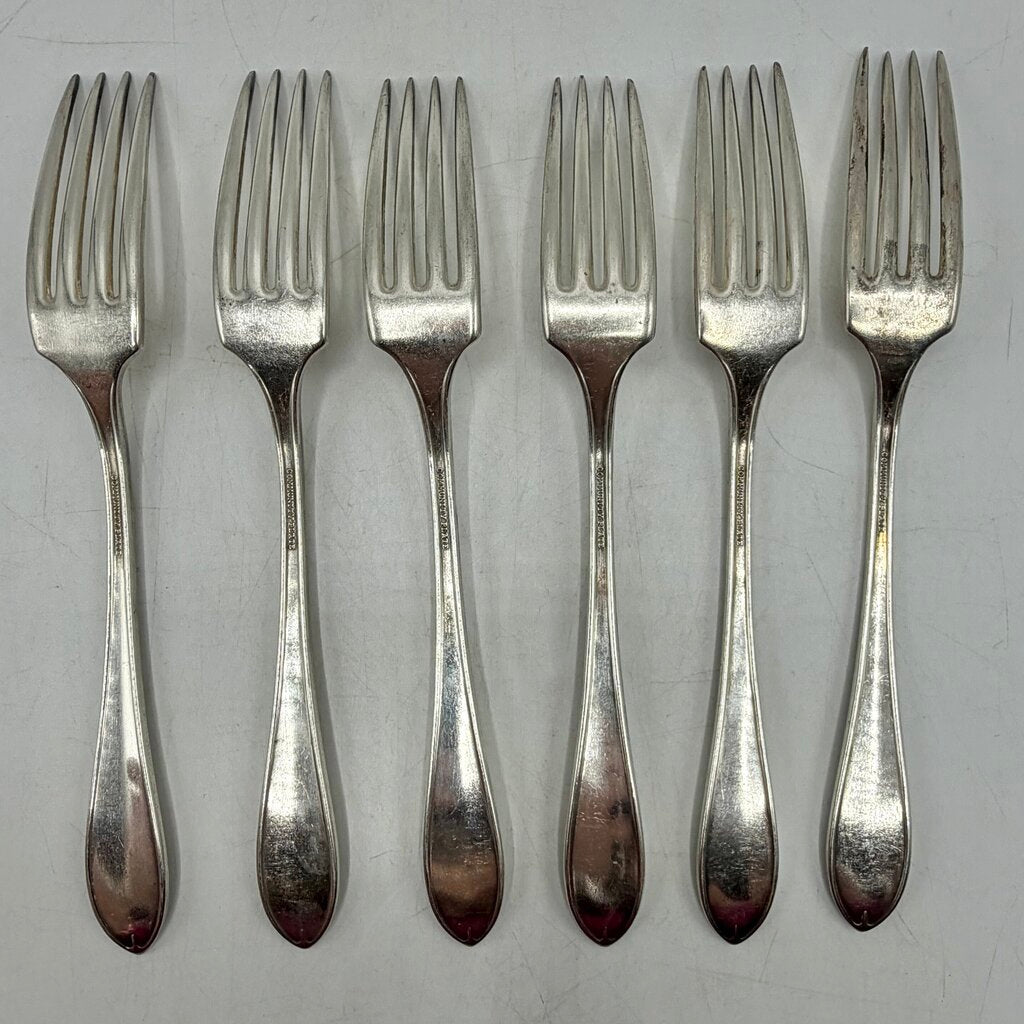 Vintage Oneida Community Silver Plate SHERATON 18pc Mixed Flatware Lot /cb
