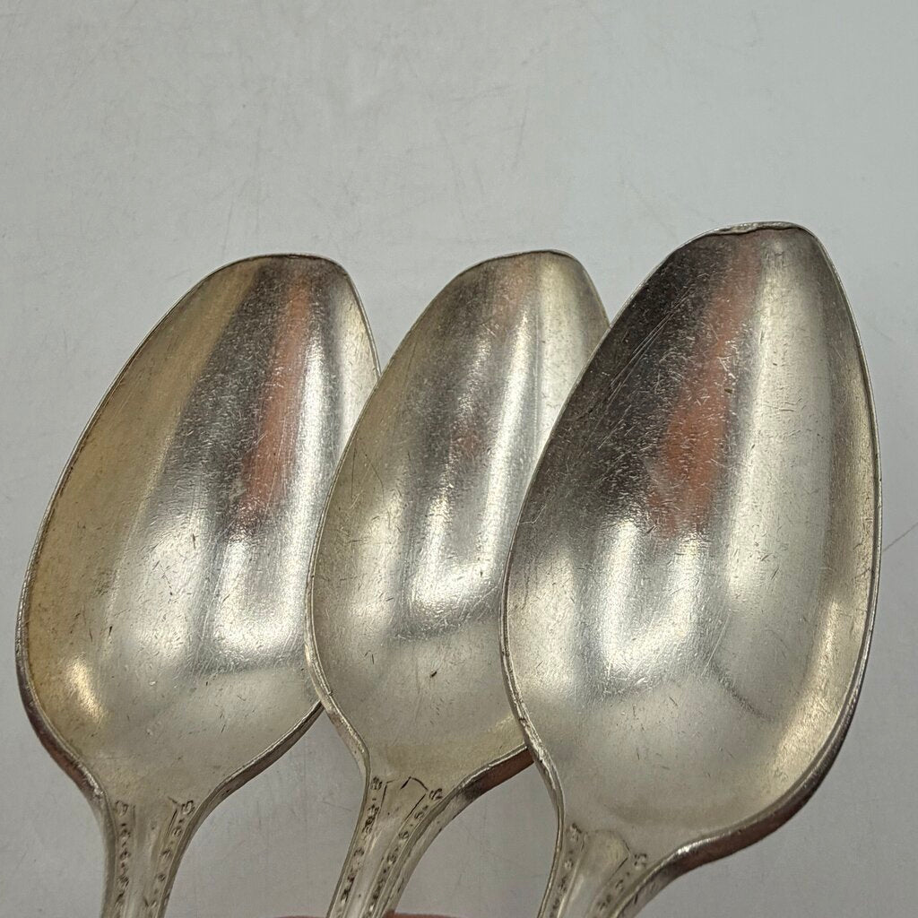 Vintage Oneida Community Silver Plate SHERATON 18pc Mixed Flatware Lot /cb