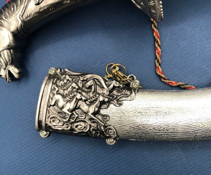 Decorative Ceremonial Mongolian/ Turkish Style Dagger /b