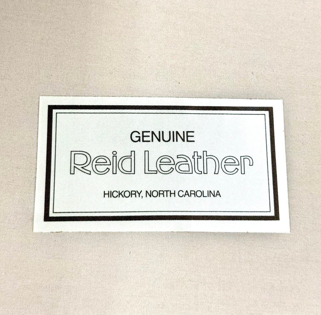 Genuine Reid Leather Cream Chair