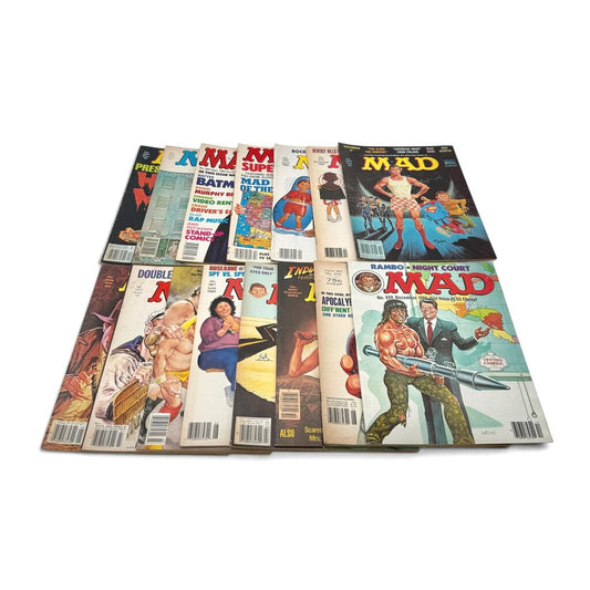 VTG Lot Of 15 MAD Magazine Collection