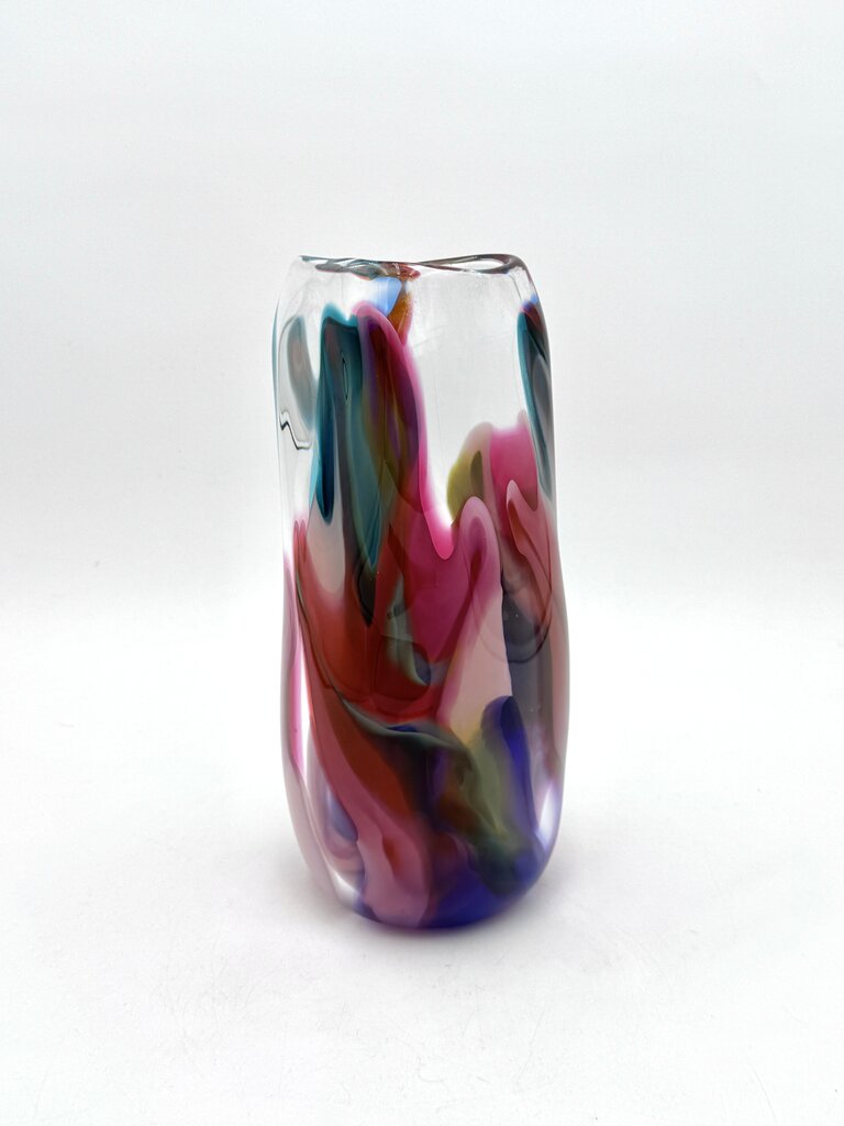 VTG John Fitzpatrick Art Glass Vase