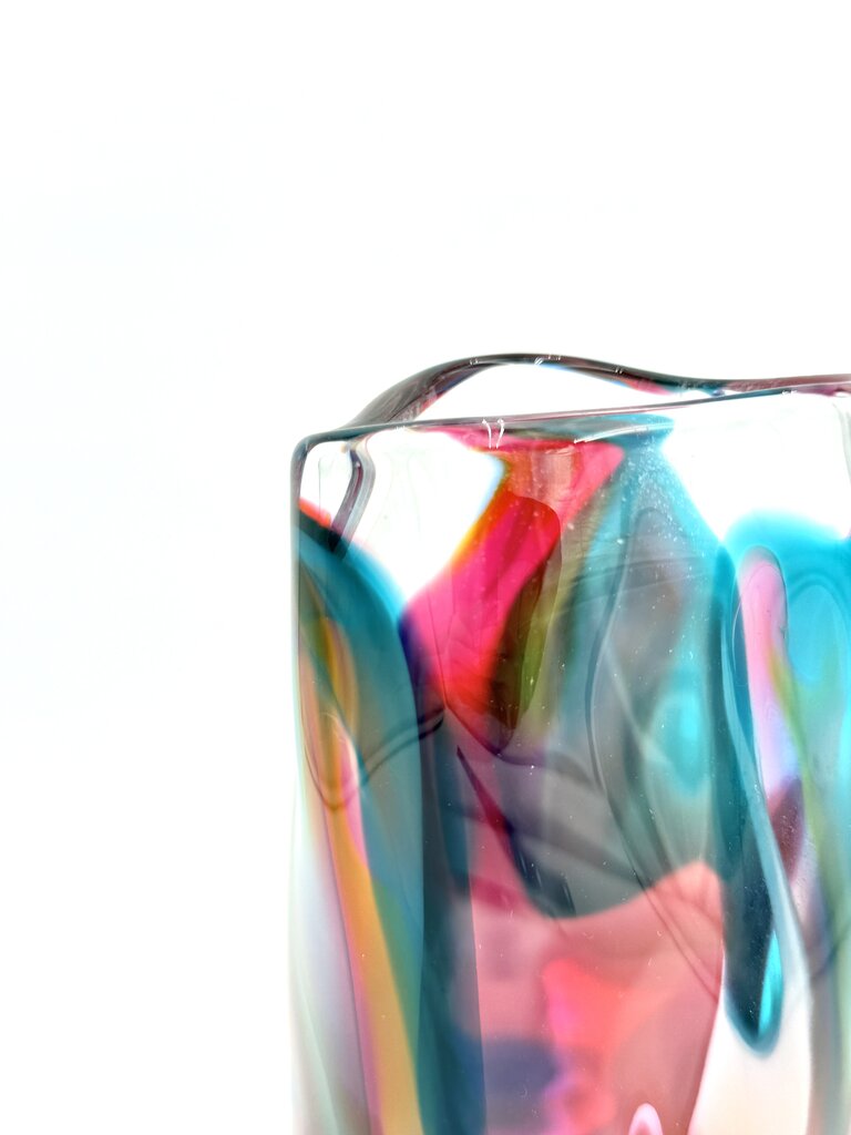 VTG John Fitzpatrick Art Glass Vase