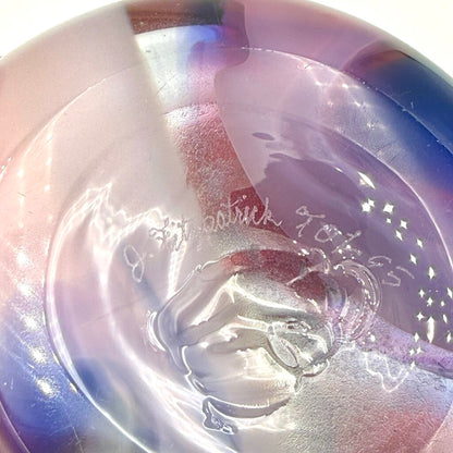 VTG John Fitzpatrick Art Glass Vase