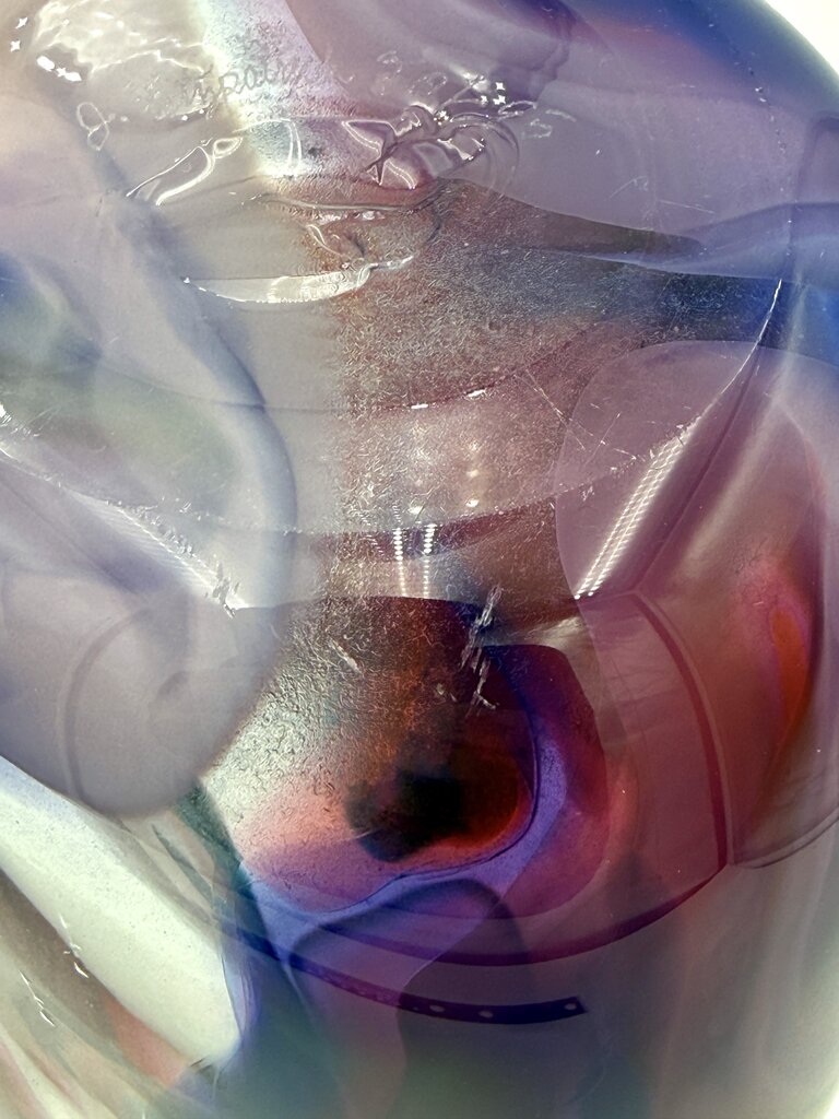 VTG John Fitzpatrick Art Glass Vase
