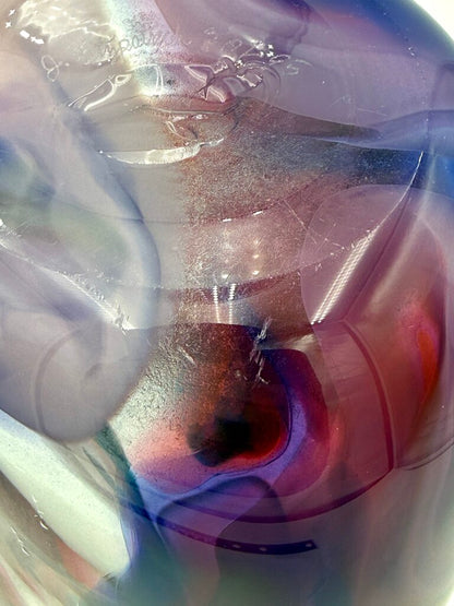 VTG John Fitzpatrick Art Glass Vase