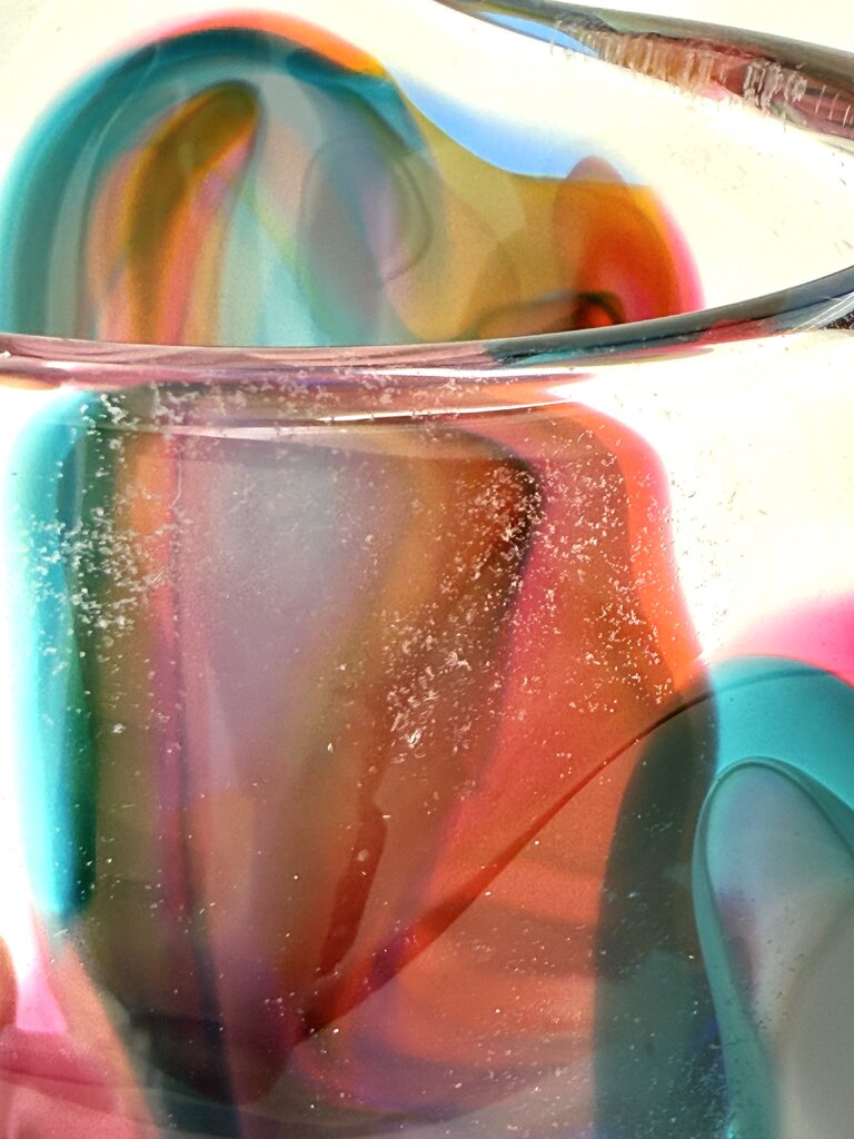 VTG John Fitzpatrick Art Glass Vase