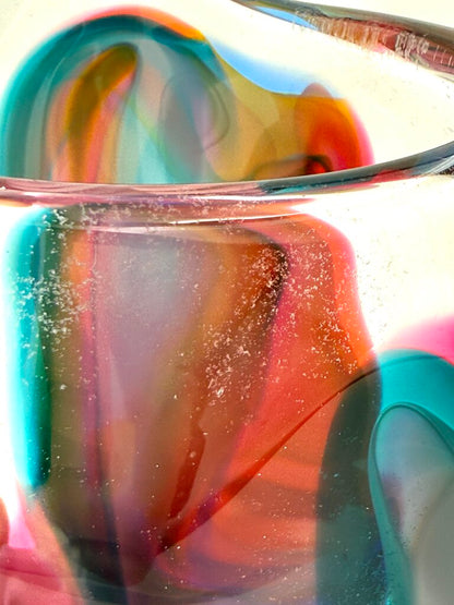 VTG John Fitzpatrick Art Glass Vase