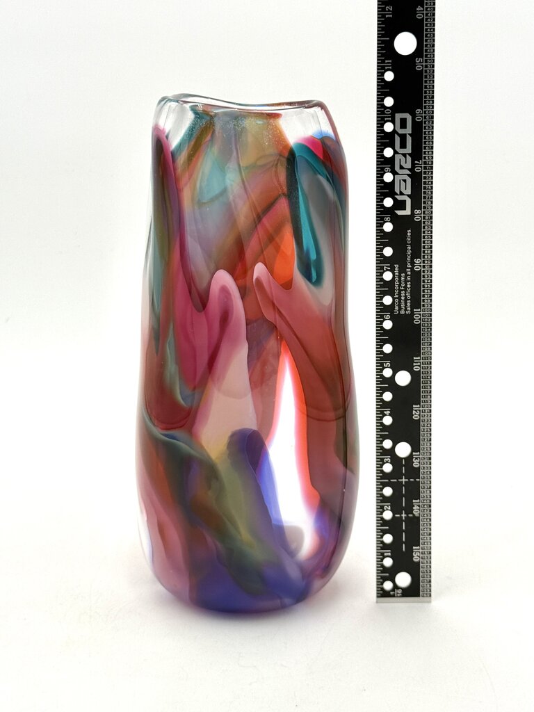 VTG John Fitzpatrick Art Glass Vase