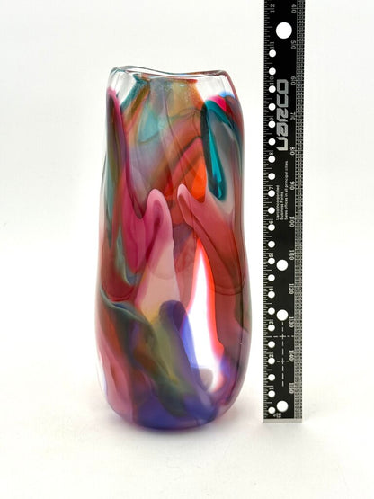 VTG John Fitzpatrick Art Glass Vase