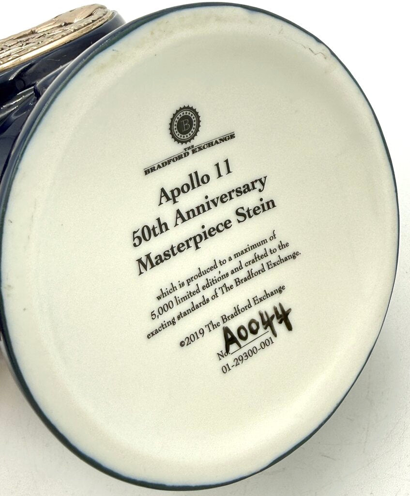 Bradford Exchange Apollo 11 50th Anniversary Collectable Stein