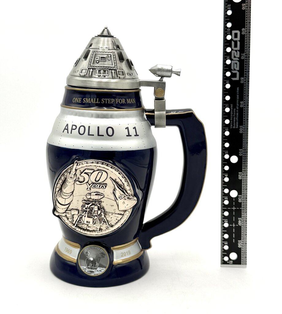 Bradford Exchange Apollo 11 50th Anniversary Collectable Stein