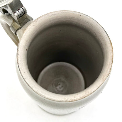 VTG Hofbrauhaus Munchen Salt Glaze Beer Stein With Pewter Lid