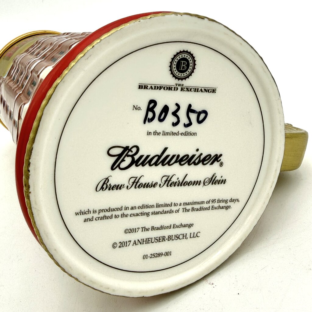 Budweiser Bradford Exchange Brew House Collectable Stein