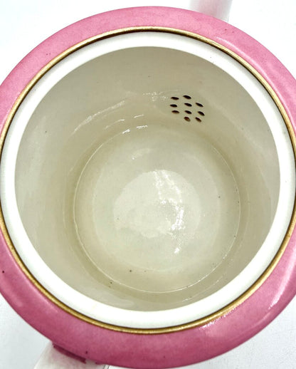 VTG Pink And Gold Set of 16 CMP England Porcelain Tea Set