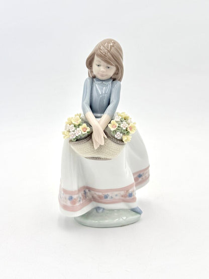 Lladro 'May Flowers' Porcelain Figurine
