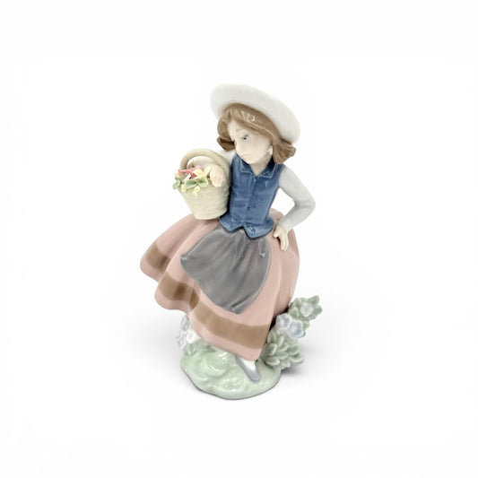 Lladro 'Sweet Scent' Porcelain Figurine