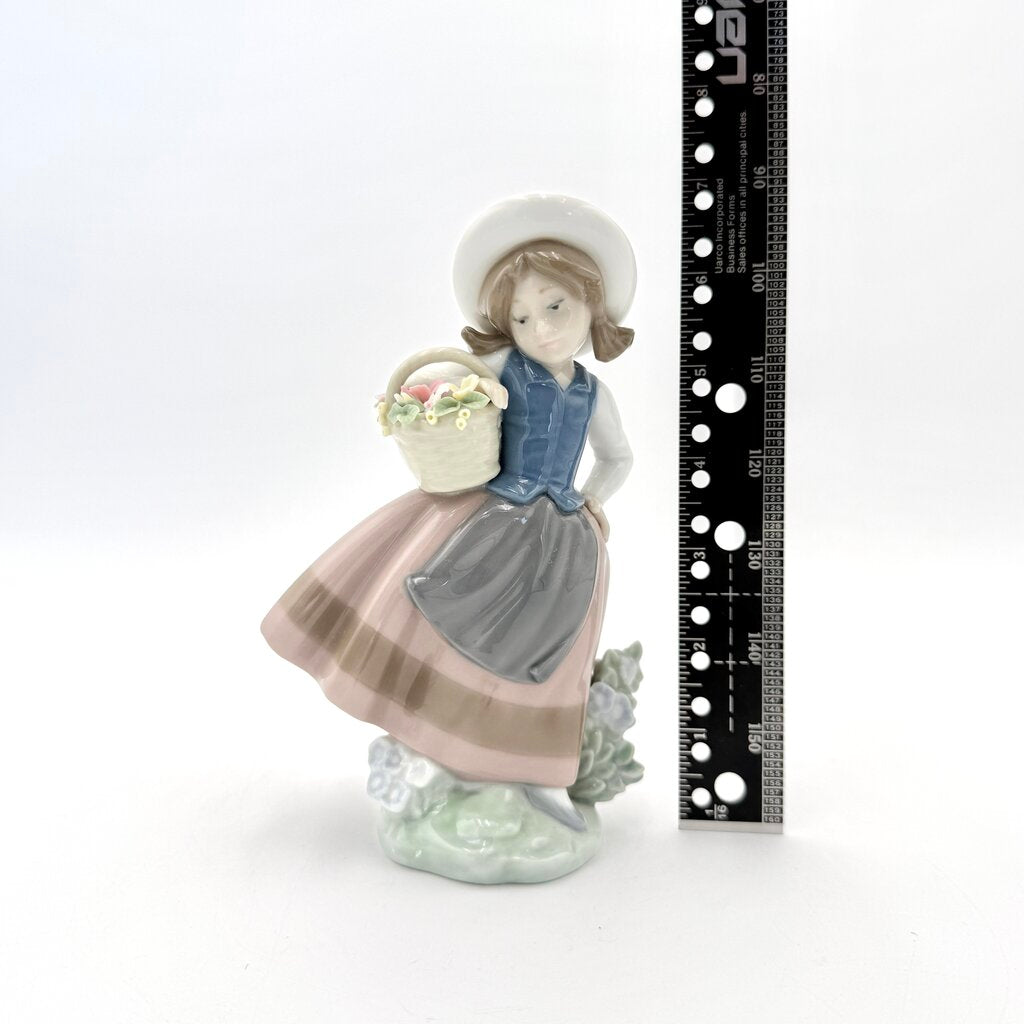 Lladro 'Sweet Scent' Porcelain Figurine