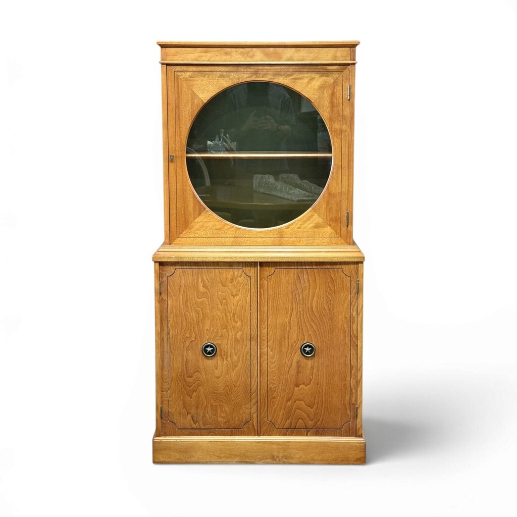 Circular Glass Door Cabinet
