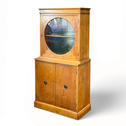 Circular Glass Door Cabinet