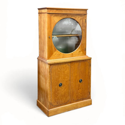 Circular Glass Door Cabinet