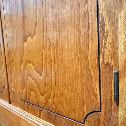 Circular Glass Door Cabinet