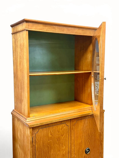 Circular Glass Door Cabinet