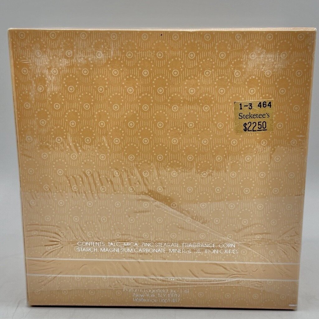 Vintage Chloé By LAGERFELD Perfumed Dusting Powder 170g/6oz New Sealed Box /cb