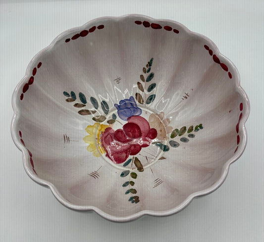 Vtg. Arabia Finland ARA Hand-painted Salad Bowl /j