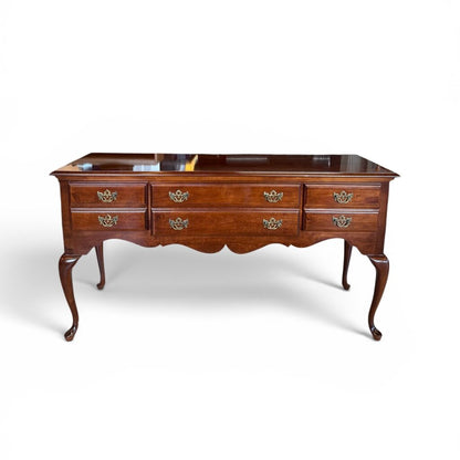 American Drew Dark Mahogany Foyer Table