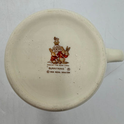 Set of 2 Vintage Royal Doulton Fine Bone China Bunnykins Children’s Mugs Made in England /cb