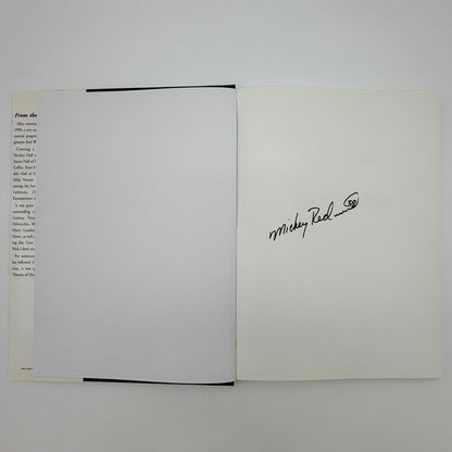 Detroit Red Wings Heroes of Hockeytown From A to Z by Paul Harris Signed by Mickey Redmond 1999 Hardcover Book /cb