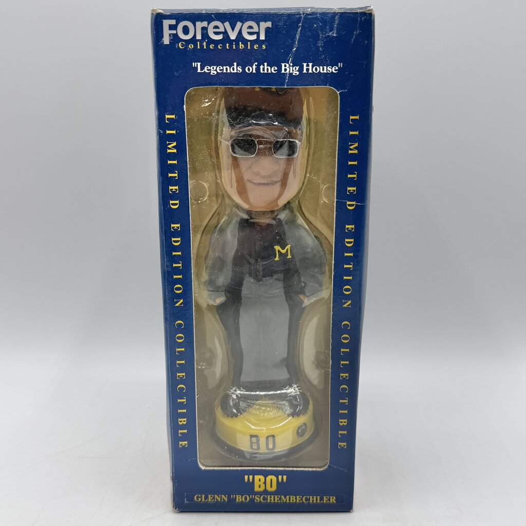 Forever Collectibles Bo Schembechler Legends Of The Big House Bobblehead NIB /cb