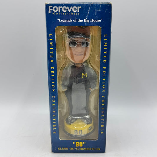 Forever Collectibles Bo Schembechler Legends Of The Big House Bobblehead NIB /cb