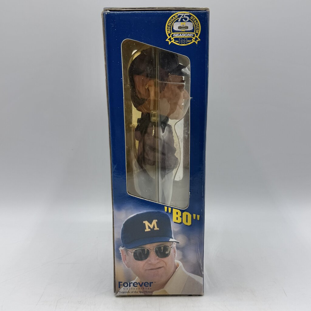Forever Collectibles Bo Schembechler Legends Of The Big House Bobblehead NIB /cb