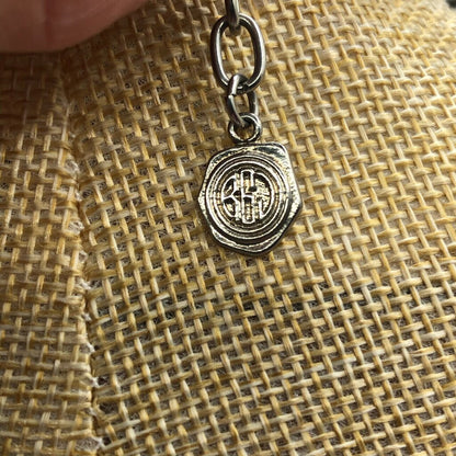 R.J. GRaziano Tassel Pendant Two Tone Statement Necklace /b