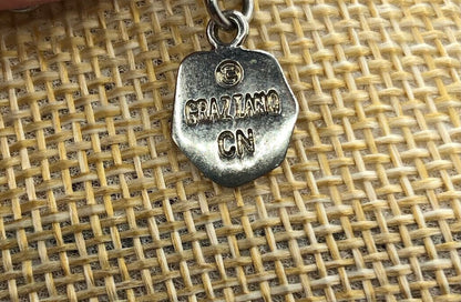 R.J. GRaziano Tassel Pendant Two Tone Statement Necklace /b