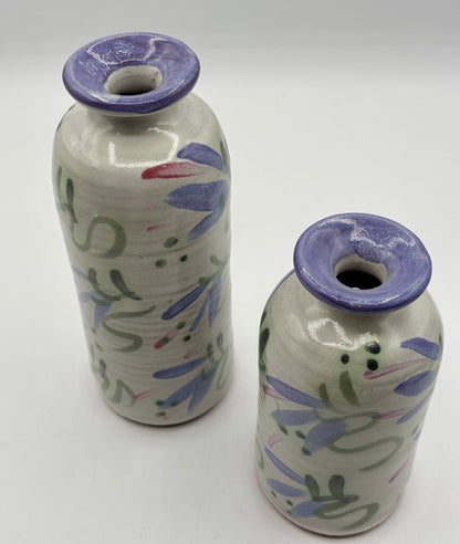 Pr of Vases by Georgia Starr Newman of The Pottery Garden /j
