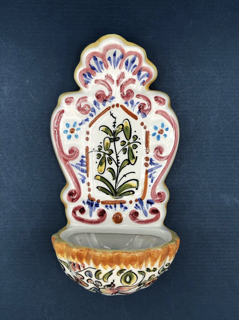 Portugal Ceramics De Coimbra Small Water Font /b