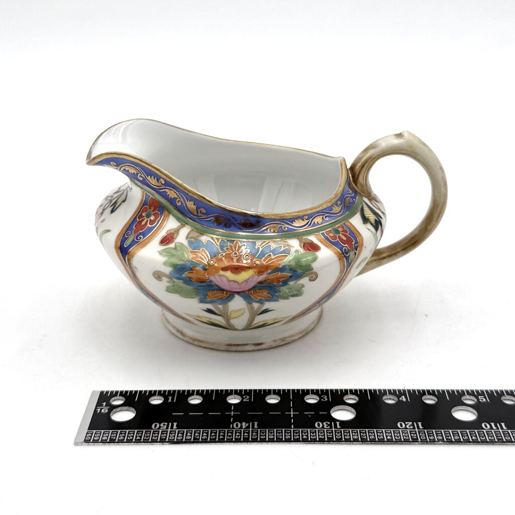 Antique Nippon Morimura Creamer and Sugar Urn