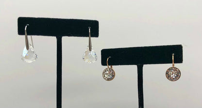 2pr Swarovski Crystal Drop Earrings/ Lunar & Bella /b