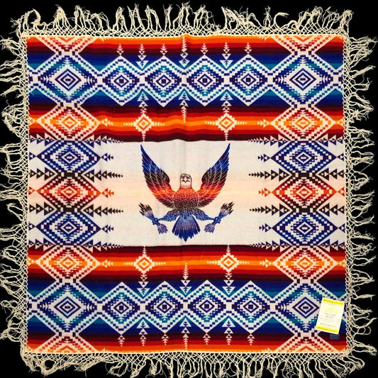 Pendleton Woolen Mills Beaver State Eagle Indian Robe/ Shawl /b