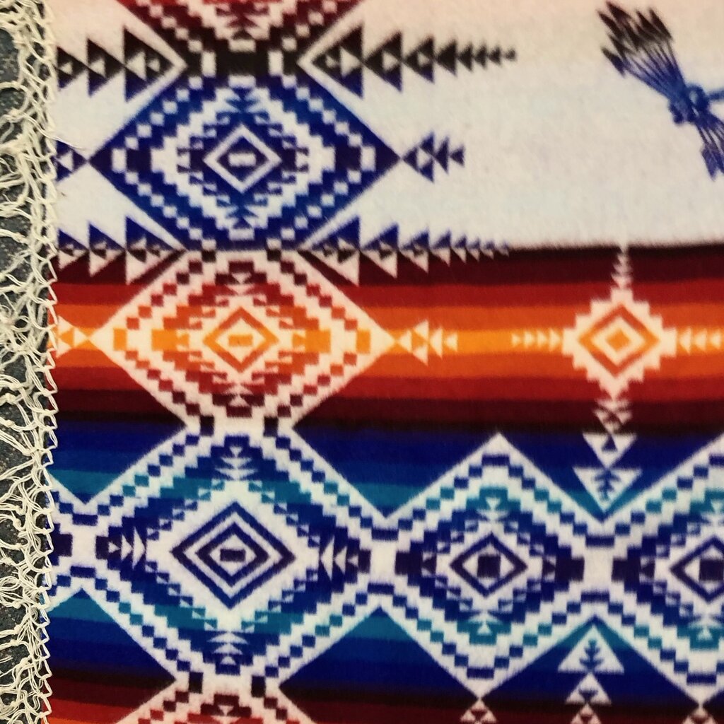 Pendleton Woolen Mills Beaver State Eagle Indian Robe/ Shawl /b